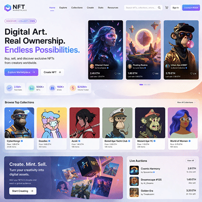NFT Marketplace - Blockchain Development
