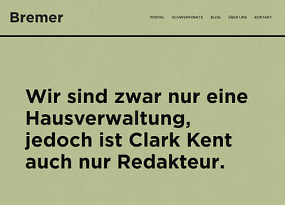 Bremer - Website Creation