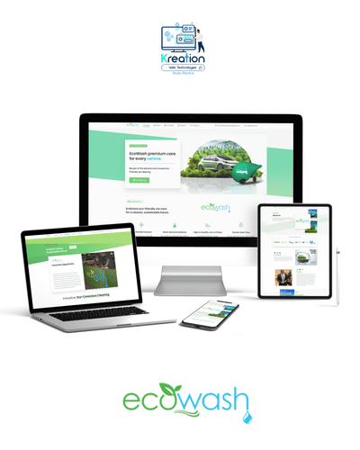 Website For EcoWash - Creación de Sitios Web