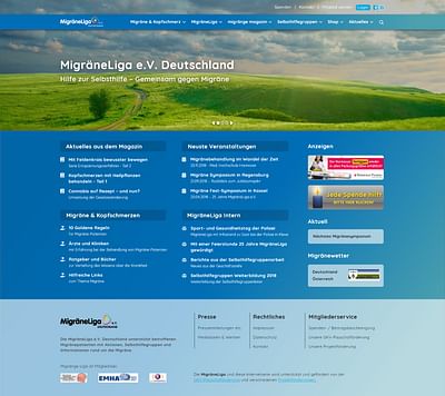 MigräneLiga Deutschland - Onlinewerbung