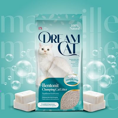 DreamCat Cat Litter Packaging Design - Verpackungsdesign