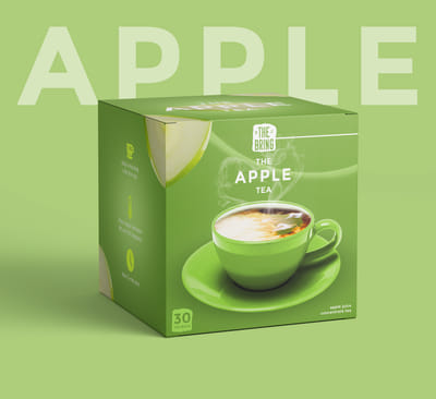 Tea Box Packaging Design with Branding - Publicidad