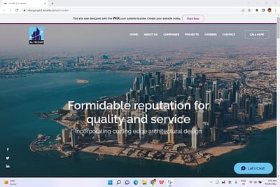 Web Design - Al Madar Holding - Website Creation