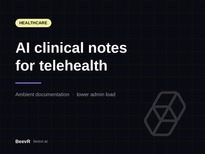 AI Telehealth Elevates Clinical Notes - Artificial Intelligence