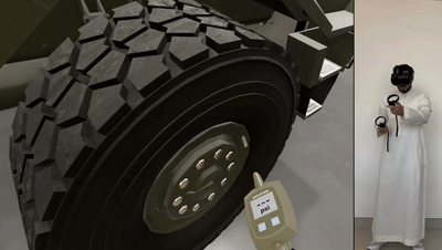 Saudi Military Industries Corporation - VR Training for T815 vehicle - Innovatie