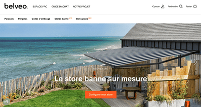 Belveo - Refonte du site e-commerce - Design & graphisme