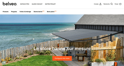 Belveo - Refonte du site e-commerce - Graphic Design