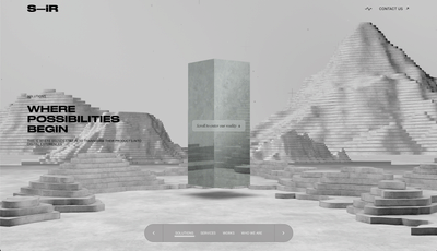Immersive 3D web development - Image de marque & branding