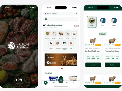 Zabehaty - Halal Meat Delivery App & Website - E-commerce