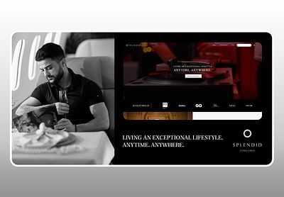 Luxuriöse Online-Präsenz für Splendid Concierge - E-Commerce