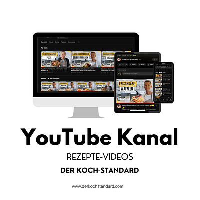YouTube Kanal Aufbau - DER KOCH-STANDARD - Stratégie digitale