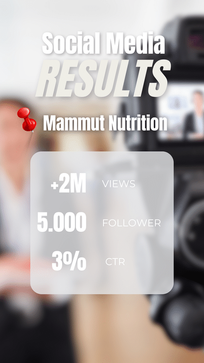 Mammut Nutrition - Content Experience Ansatz - Réseaux sociaux
