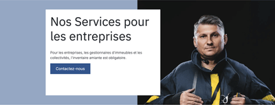 Création Site Vitrine et SEO Amiante Solutions - Référencement naturel