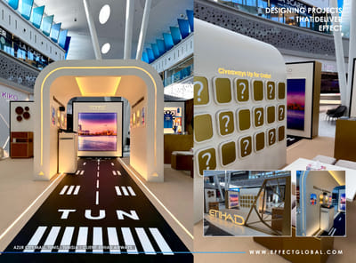 ETIHAD AIRWAYS PAVILION | BY EFFECT GLOBAL - Evénementiel