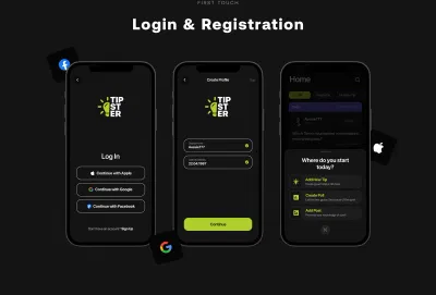 Sport Tips App - Grafikdesign