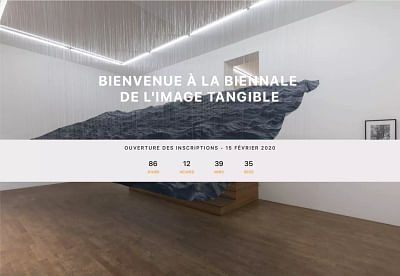 Plateforme d'inscription de Biennale de photo - Creazione di siti web