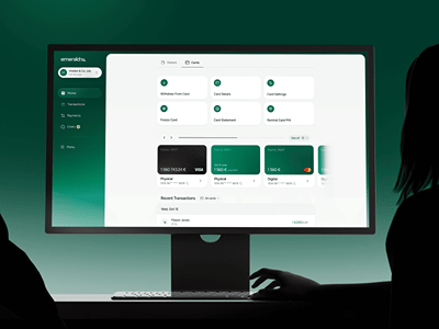 Emerald24 — UK’s digital bank & payment platform - Web Application