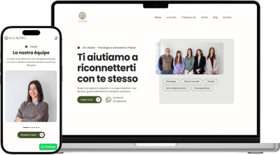 Sito web per Ali e Radici, studio di psicologia a Pistoia - SEO