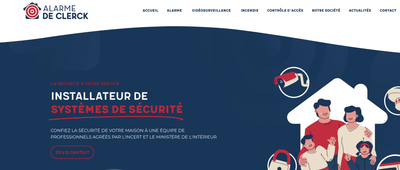 Projet Alarme De Clerck - Stratégie digitale