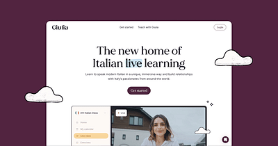 [EN] Giulia Italian School by Treccani - Application web