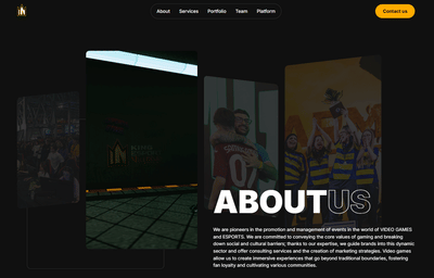 KING ESPORT - Web App - Ontwerp