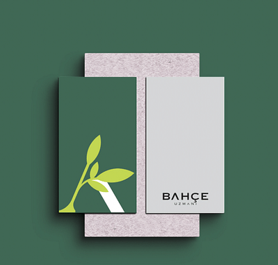 Corporate Identity Design Bahçe Uzmanı - Design & graphisme