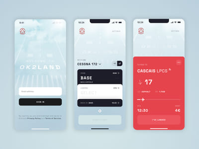 Plane Landing App - Mobile App