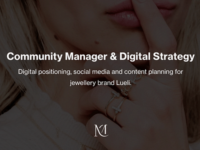 Positioning and Social Media Management Lueli - Social Media