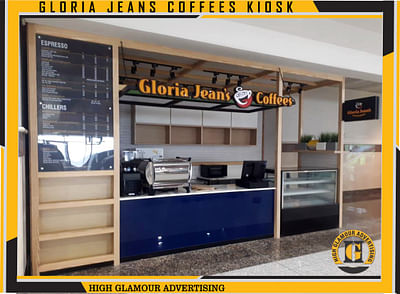 Gloria Jeans Coffees Branding - Image de marque & branding