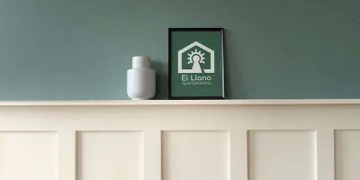 Diseño de logotipo apartamentos El llano - Markenbildung & Positionierung