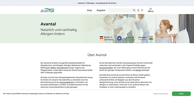 Webdesign & SEO für Avantal - Référencement naturel