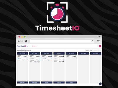 Application de gestion de temps et suivi de renta - Application web