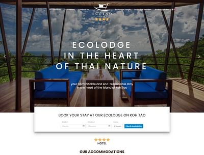 Site web réservation Hotel 5* Thailande - Product Management