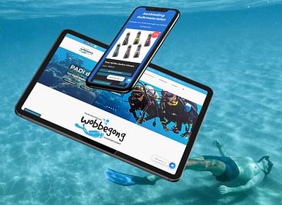 Webshop duikschool - Website Creatie