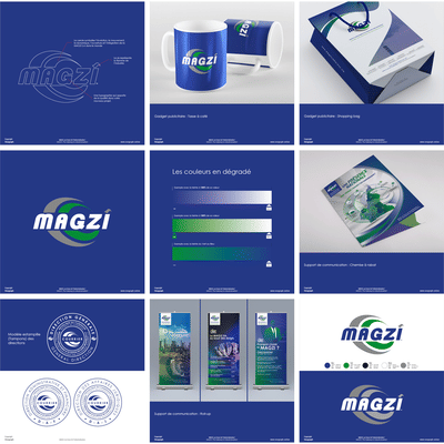 Charte graphique - MAGZI - Branding y posicionamiento de marca