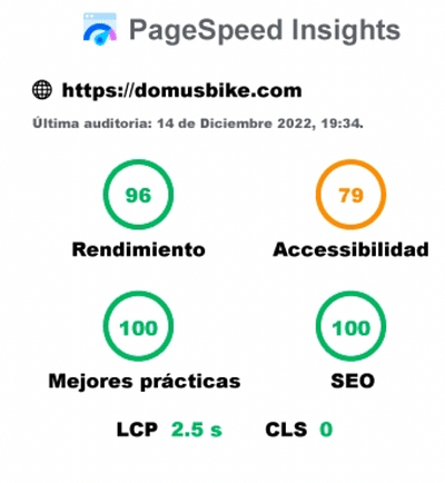 Web Development Domus Bike - Webseitengestaltung