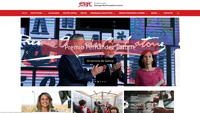 Desarrollo web Fundación La Voz de Galicia - Creación de Sitios Web