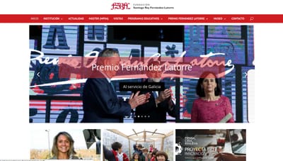 Desarrollo web Fundación La Voz de Galicia - Website Creation