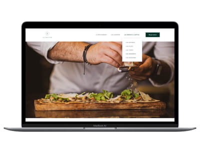 Creation site vitrine pour Restaurant - Website Creation
