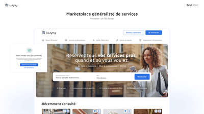 Marketplace généraliste de services : Twiny - Application web
