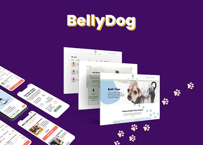 BellyDog - pet cosmetics online shop creation - E-Commerce