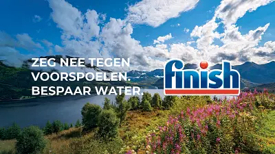 Save water with Finish - Réseaux sociaux