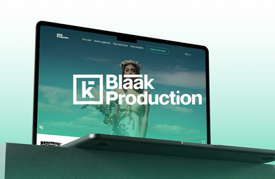 Refonte site internet Blaak production - Création de site internet