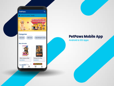 PetPaws - Pet Foods Delivery - Software Development