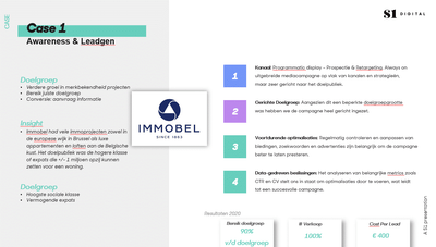 Immobile - Stratégie digitale