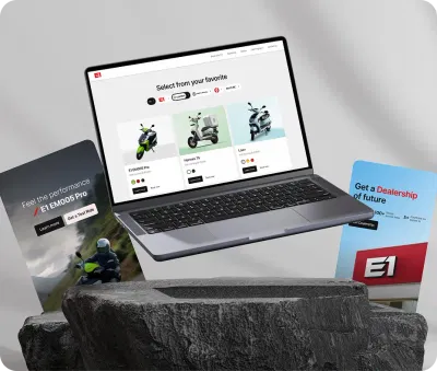 Redefining the User Experience for E-Mobility Platform Electric One - Website Creation