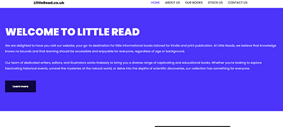 www.littleread.co.uk - Ontwerp