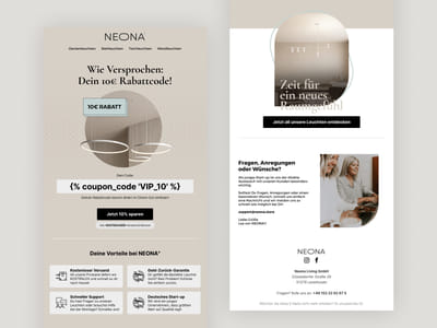 E-Mail Marketing für NEONA - E-Mail-Marketing