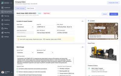 Workforce Management System for Oil & Gas Service Provider - Software Development