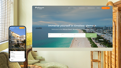 Pelican Hotel Miami - web development. - Copywriting